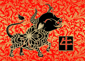 Year of the Ox Chinese New Year Party Invitation