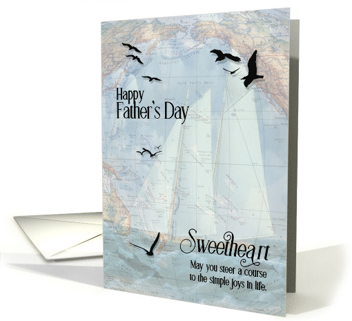 for Husband on Father's Day Nautical Theme Sailing card (1035985)