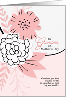 for Grandma on Mother’s Day Flower Garden Custom card