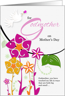 for Godmother on Mother’s Day Flower Garden card