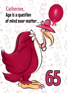 65th Birthday Pink...