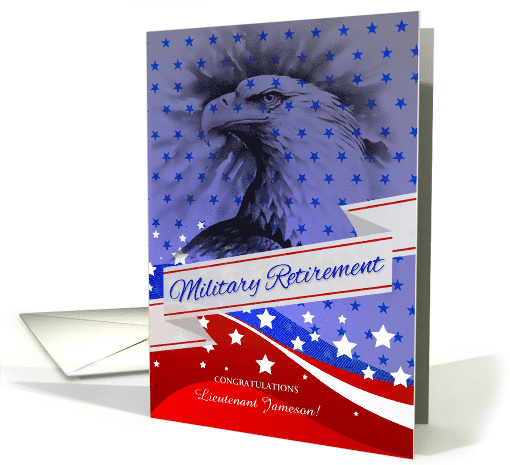 Custom Military Retirement Congratuations card (1081602)