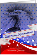 Custom Military Retirement Congratuations card