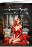 for Life Partner Tis the Season to be Naughty Christmas card