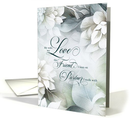 for Wife's Birthday Sentimental White Magnolias card (1131450)