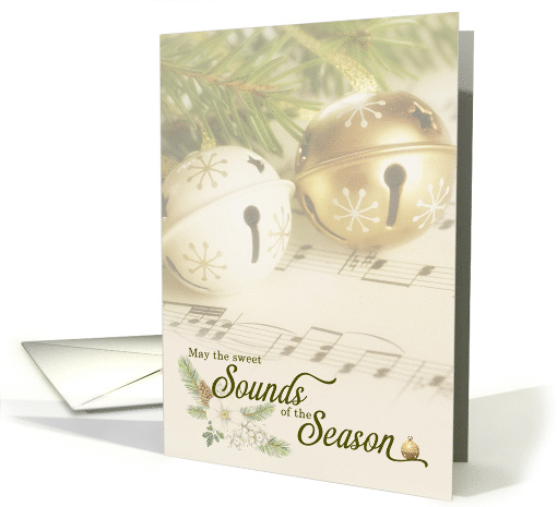 Christmas Sleigh Bells and Sheet Music Holiday card (1157280)