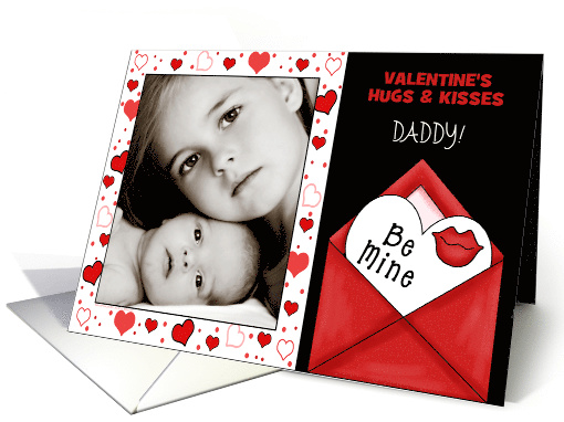 for Daddy on Valentine's Day from Kids Custom Photo card (1221422)