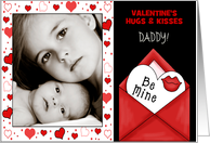 for Daddy on Valentine’s Day from Kids Custom Photo card