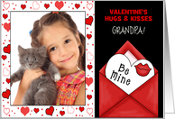 for Grandpa on Valentine’s Day from Grandchildren Custom Photo card
