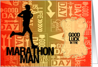 Good Luck Marathon Man Custom card