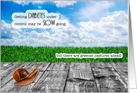 Diabetes Get Well Greener Pastures card