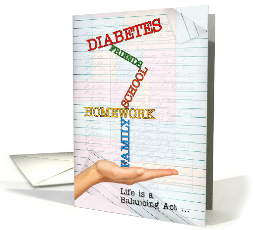 Juvenile Diabetes Get Well for Teen or Tween Life is a... (1280008)