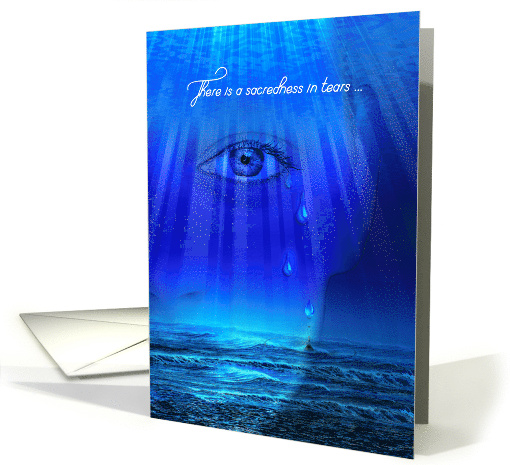 Sympathy For Survivors of a Suicide The Power of Tears card (1315762)