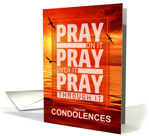 From All of Us Sunset Horizon Pray Through It card (1369706)