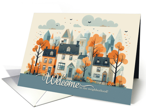 Welcome to the Neighborhood Illustration card (1403836)