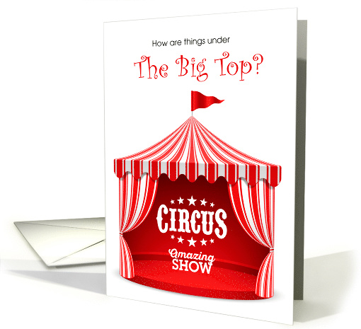 Circus Summer Camp Thinking of You card (1437688)