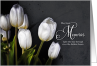 Business Sympathy from Office White Tulip Bouquet card