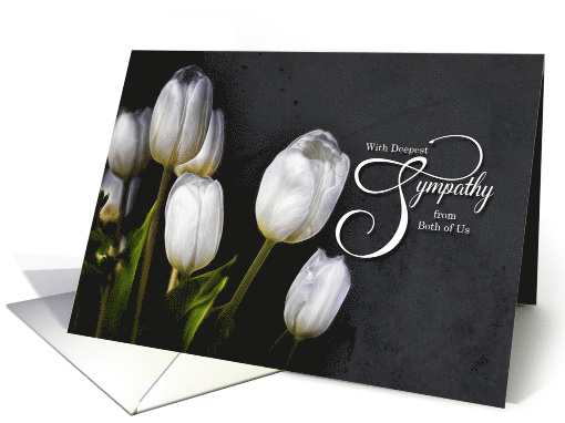 from Both of Us Sympathy White Tulips card (1470246)