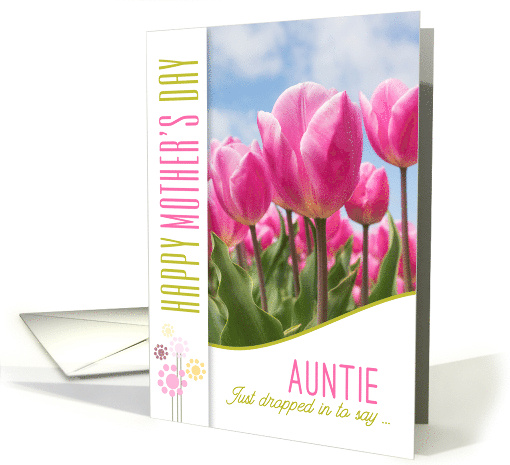 for Aunt on Mother's Day Pink Tulip Garden card (1508946)