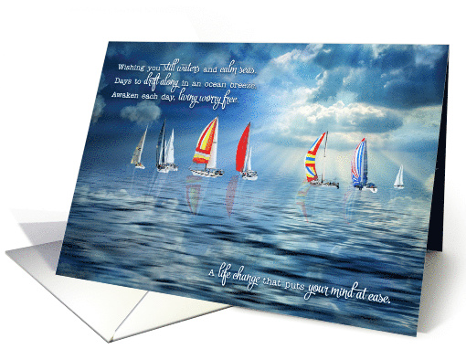 Retirement Congratulations Sailing the Sea Theme card (1512458)