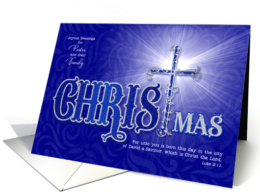 for Pastor and Family Religious Christmas Blessings... (1534042)