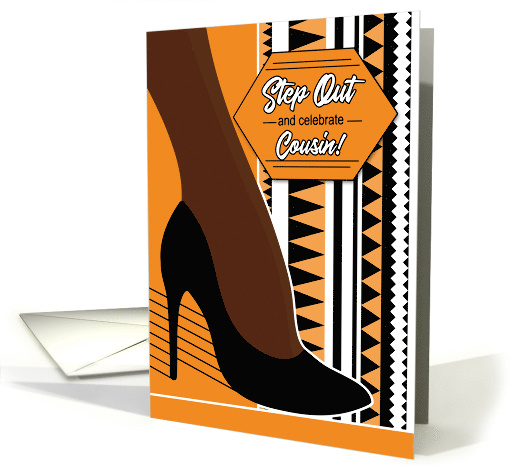 Birthday Female Cousin Dark Skinned Woman's Leg with... (1557126)
