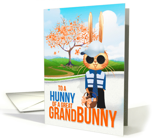 for Young Great Grandson Handsome Boyish Easter Bunny card (1558068)