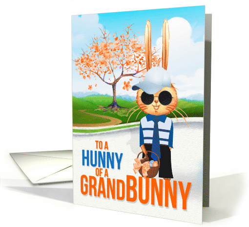 for Young Grandson Handsome Boyish Easter Bunny card (1558070)