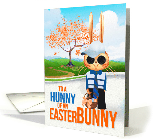 for Young Child Handsome Boyish Easter Bunny card (1558078)