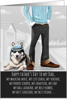 Siberian Husky from the Dog Father's Day Funny Dog Breed Specific