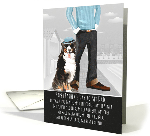 Bernese Mountain Dog from the Pet Father's Day Funny... (1567902)