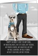 Irish Wolfhound from the Pet Father’s Day Funny Dog Breed Specific card