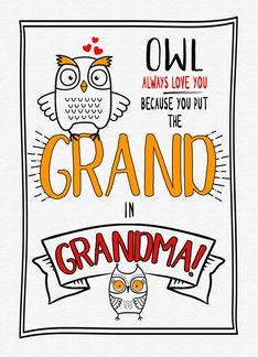for Grandma on...