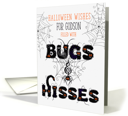 for Young Godson Halloween Bugs and Hisses card (1579178)