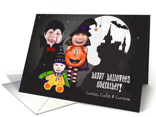 for Godfather Kids Halloween Costume 3 Photo Custom card (1584698)