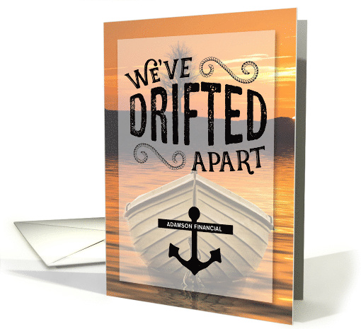Dormant Clients and Customers Drifted Apart Business Custom card