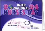for Nurse on Nurses Day 2024 Nursing World to Health card