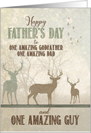 for an AMAZING Godfather Father’s Day Deer in the Forest card