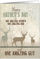 for an AMAZING Nephew Father’s Day Deer in the Forest card