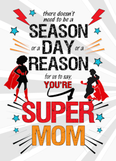 FROM US Super Mom...