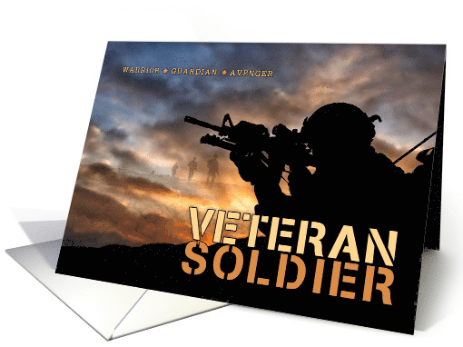 Army Veteran Soldier Veterans Day card (1627984)