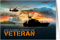 Veterans Day Coast Guardsman Shipmate and Search & Rescue card