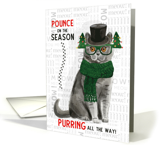 from the Cat British Shorthair Cat Funny Christmas... (1656488)