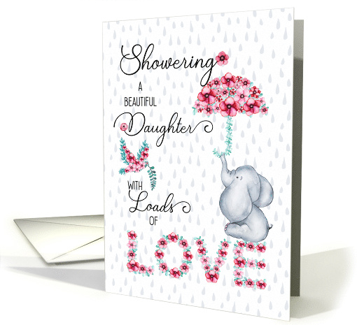 for Daughter on Mother's Day Showering You with Love... (1681976)