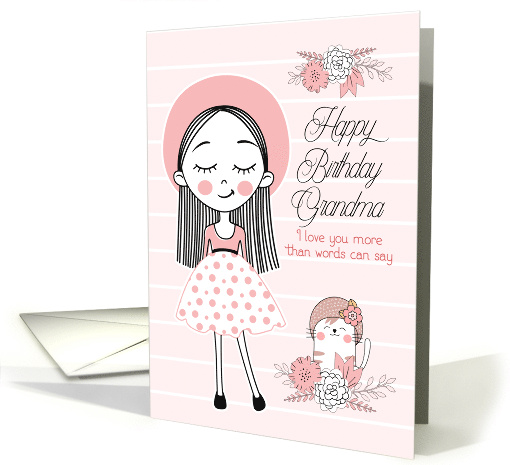 Grandmother's Birthday Best Grandma in the World Pink... (1682638)