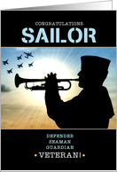 Navy Military Service Retirement Congratulations Sailor card
