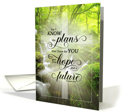 Divorce Separation Encouragement Woodland Christian Scripture card