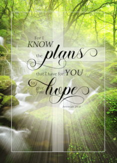 Farewell Woodland Christian Scripture Jeremiah 29