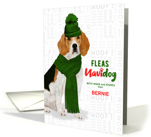 From the Dog Christmas Beagle Fleas NaviDOG Custom card (1693048)