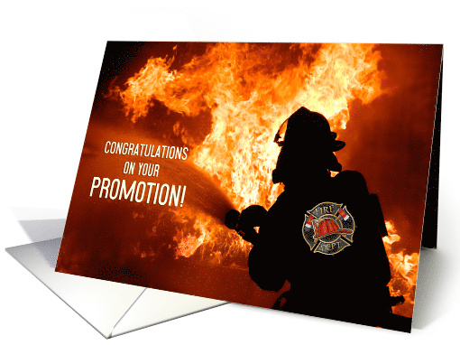 Promotion to Deputy Fire Chief Firefighter in Action card (1724996)